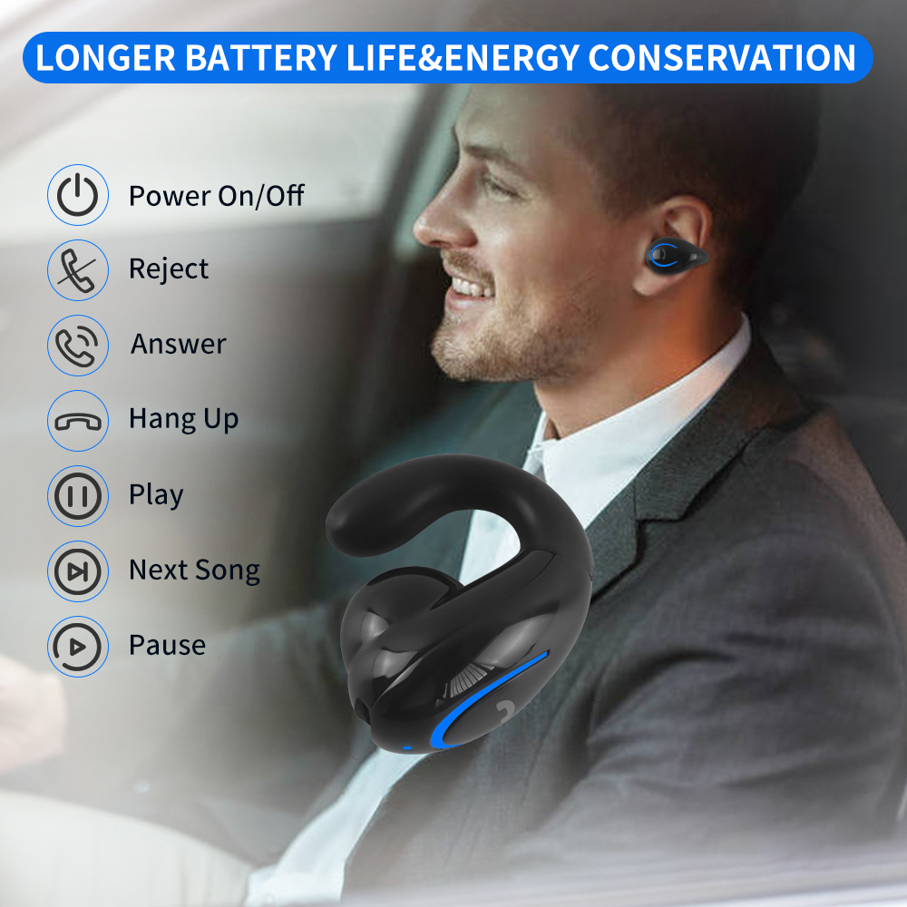 Ear Clip Style Bluetooth Earph - Wired Earphone Lightning ulasan dan harga