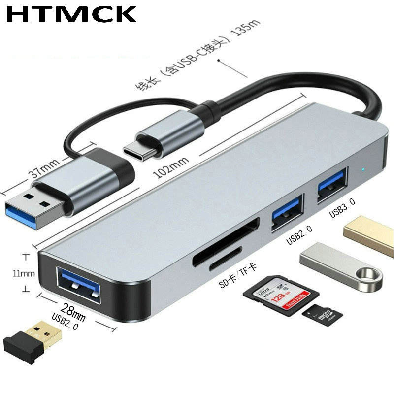 8-in-2 USB Type-C Multiport Do - Usb Hub Type C ulasan dan harga