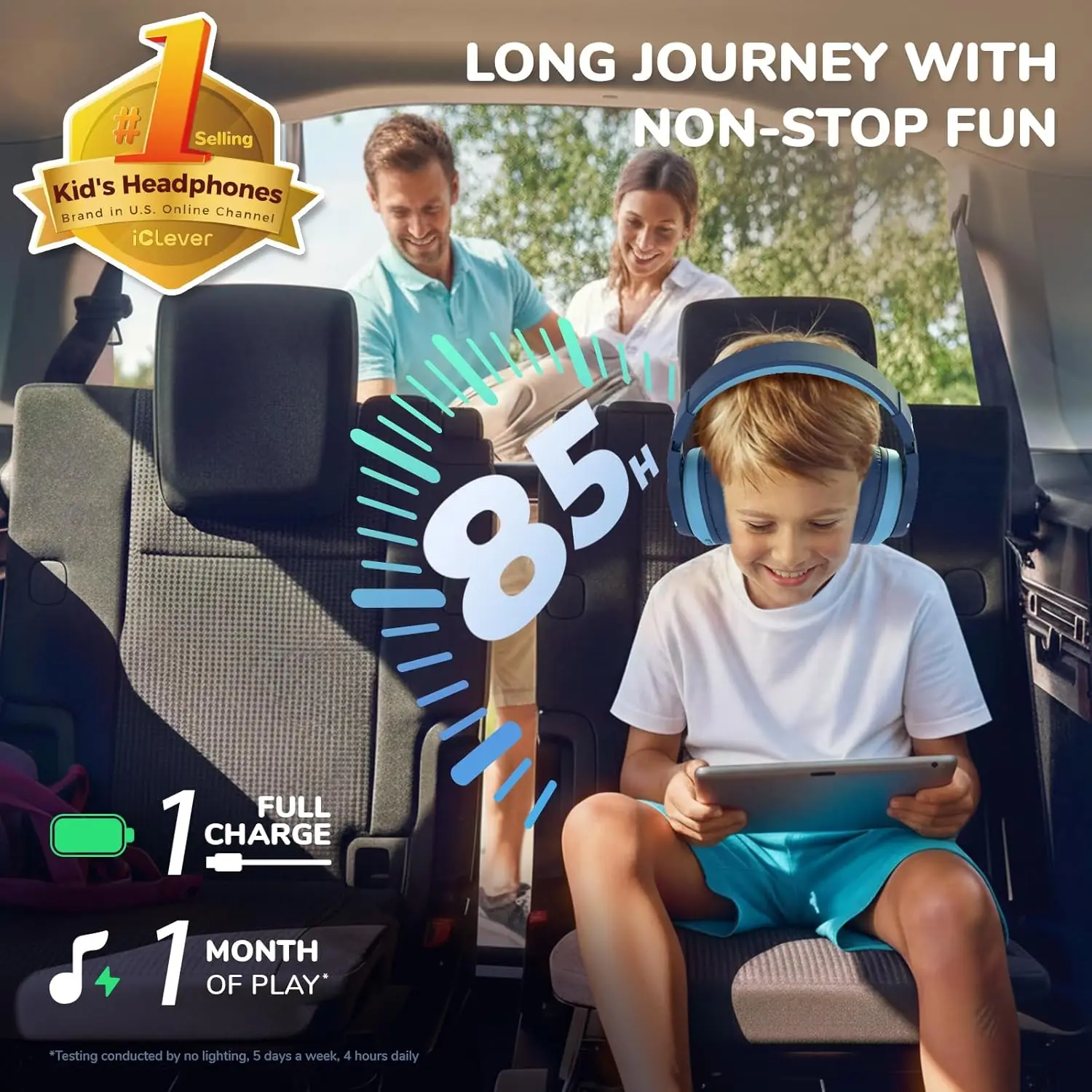 iClever BTH12 Kids Bluetooth H - Wired Earphone Lightning ulasan dan harga