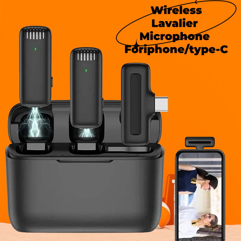 2in1 K30 Wireless Lavalier Mic - Android Tablet Gaming Accessories ulasan dan harga