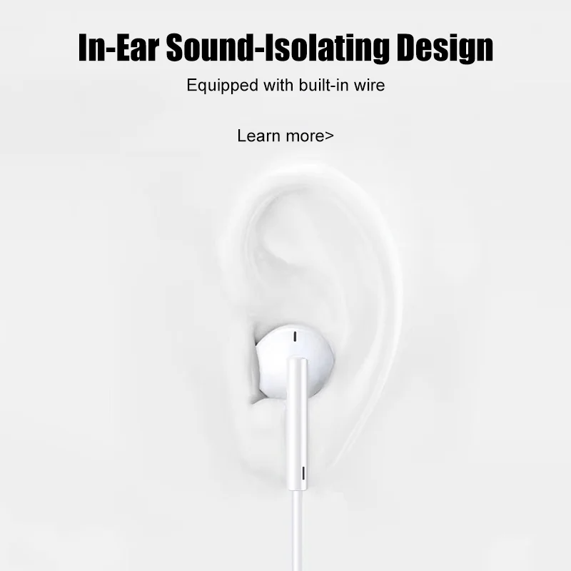 Original Type C In-Ear Earphon - Wired Earphone Lightning ulasan dan harga